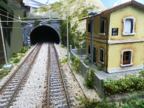 Plastico ferroviario diorama - ferroviario,
