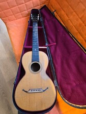 SPLENDIDA CHITARRA ANTICA DA SALOTTO ROMANTICA XIX SECOLO CON CUSTODIA ORIGINALE