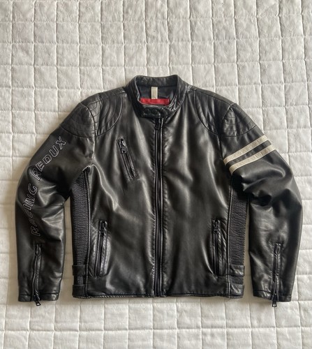 Gas giacca moto pelle - in,