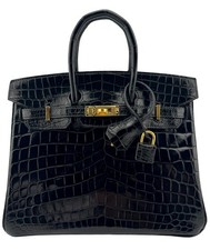 Hermes Birkin 25 Black Noir