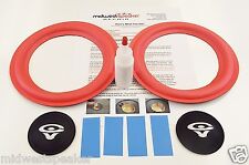 Cerwin Vega VS-80 - Kit altoparlante woofer 8" con spessori e tappi antipolvere logo CV!