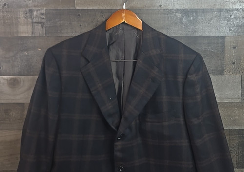 Kiton blazer uomo marrone - 54,