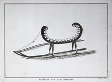 1785 kamchatka kamchadals sled - kamchadals,