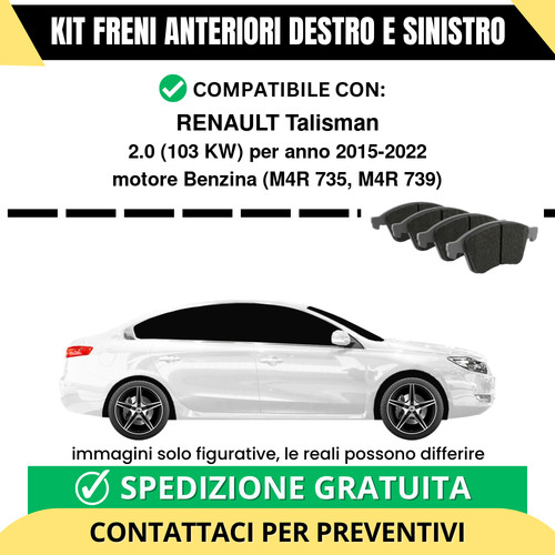 Pastiglie freno anteriori per - pastiglie,