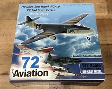 Aviation 72 scala 1:72 Hawker Sea Hawk FGA.6 XE364 Suez Crisis modello Royal Navy