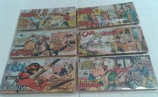 DICK CHEYENNE- Raccoltina a STRISCIA - N. 1/6 -completa ORIGINALE D' EPOCA DARDO