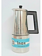 CAFFETTIERA ALFA 6 - 3 TAZZE TAZZA EXPRESS IN ACCIAIO INOX CON RIDUTTORE   