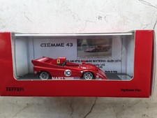 FERRARI 712 CAN-AM WATKINS-GLEN 1974 CAR N. 10 REDMAN CIEMME 43-MG MODEL SC.1/43