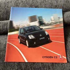 Citroen C2 Car Sales Brochure