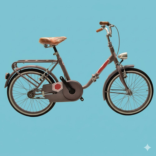 Bici pieghevole marrone - 20,