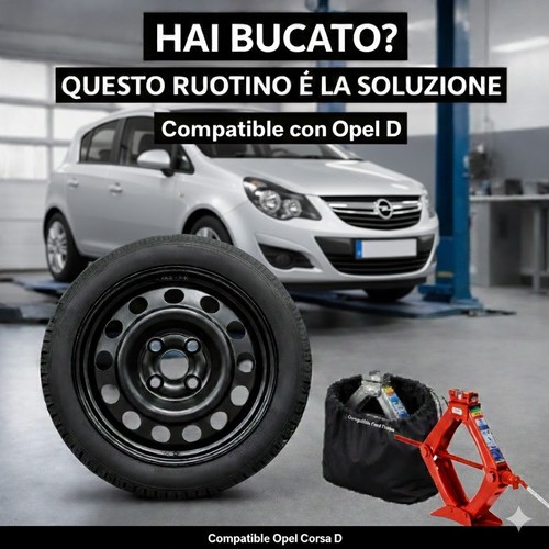 Ruotino scorta opel corsa d - ruotino, di