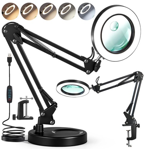 Lente ingrandimento con luce - d'ingrandimento,