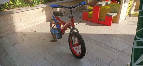 Bicicletta bambini rossa blu - bambini, rossa/blu