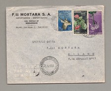 AFIS Somalia 1956 - Busta da