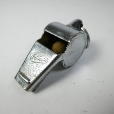 S576 FISCHIETTO FISCHIO DA ARBITRO IN METALLO ELLESS MADE IN JAPAN VINTAGE 