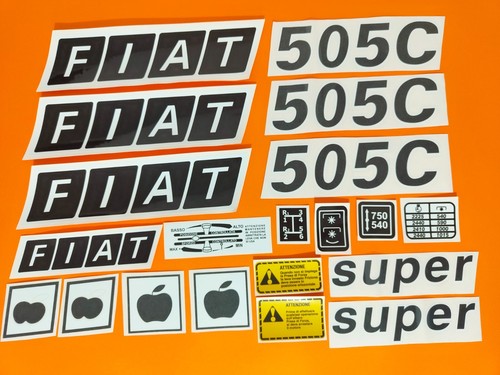 Adesivi decalcomanie fiat 505 - decalcomanie,