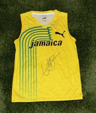 Usain bolt signed jamaica - usain,