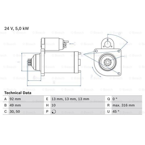 Motorino avviamento bosch - motorino,