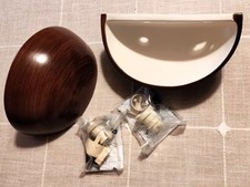 Applique Diffusori (coppia) in Gesso con portalampada completo