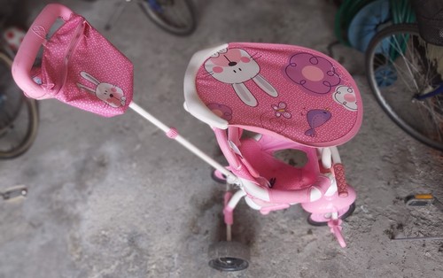 Fisher price triciclo rosa - triciclo,