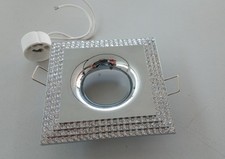 lighthouse faretto incasso colore cromo con strass per GU10 220V