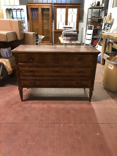Cassettone intarsiato stile - intarsiato,