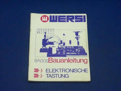 Wersi istruzioni ba002 - istruzioni,