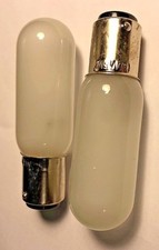 2 lampadine smerigliate fumè