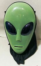 CARNEVALE HALLOWEEN MASCHERA ALIENO GLOW IN THE DARK ALIEN PLASTICA HIGH QUALITY