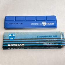 Palette Trucco Kryolan Supracolor 6 Colori - Trucco Professionale Vintage - Confezione Originale