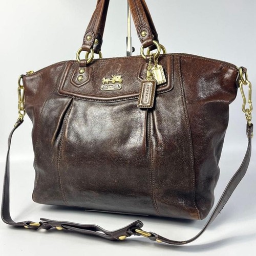 Borsa coach pelle 2 vie - in,