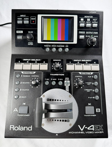 Roland 4ex mixer video - roland, v-4ex