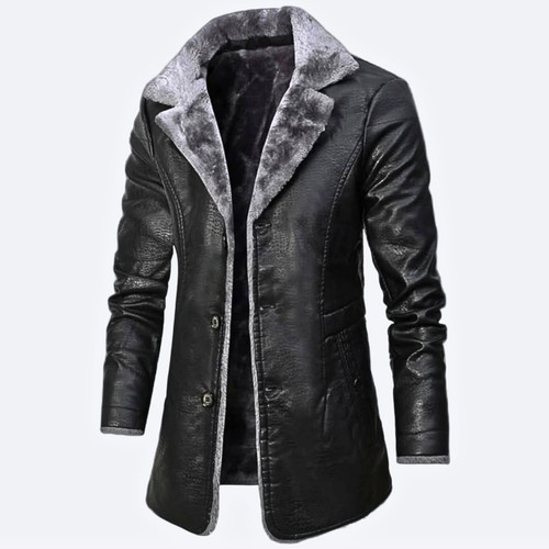 Giacca lunga pelliccia - , trench