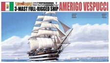 Aoshima 1/350 Scale Sailing Ship Amerigo Vespucci Plastic Model Japan +Track Num