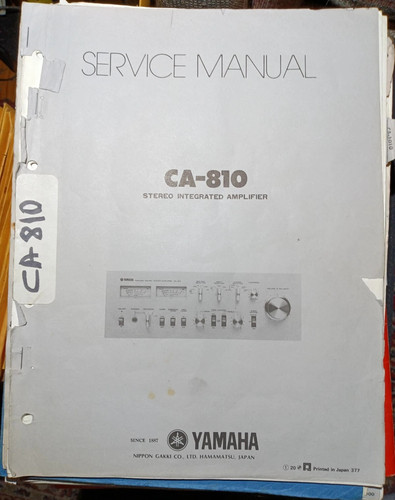 Yamaha 810 amplificatore - yamaha, ca-810