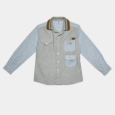 Camicia DG Junior grigio blu