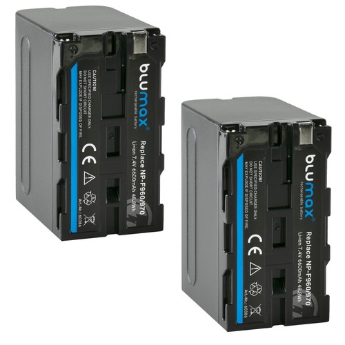 Blumax batteria per sony - 2x,