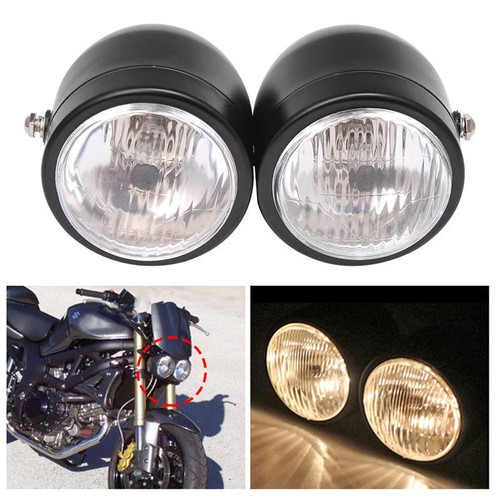 Doppio faro moto doppia - moto,
