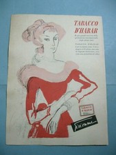 stampa pubblicita advertising PROFUMO TABACCO D'HARAR FULVIO BIANCONI 40 1949