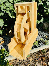 Ruota Ad Acqua in Legno, L Con