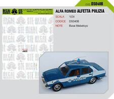 ALFA ROMEO ALFETTA POLIZIA AZZURRA -  MEBETOYS 1/25 - DECAL