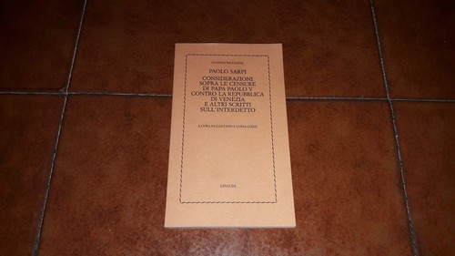 Paolo sarpi considerazioni - paolo,