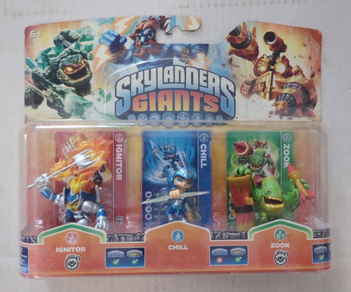Skylanders giants triple - skylanders, pack
