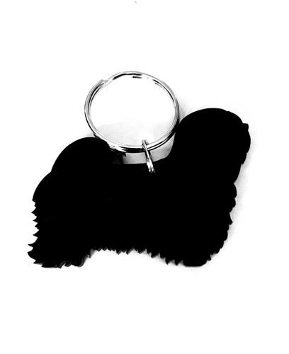 Lhasa apso dog keyring - keyring, bag