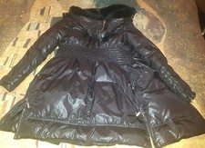 Celyn b Elisabetta Franchi piumino lungo nero pelliccia