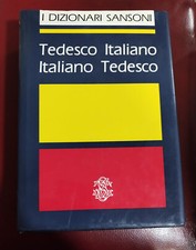 DIZIONARIO TEDESCO - ITALIANO I DIZIONARI SANSONI 3a Edizione 1987