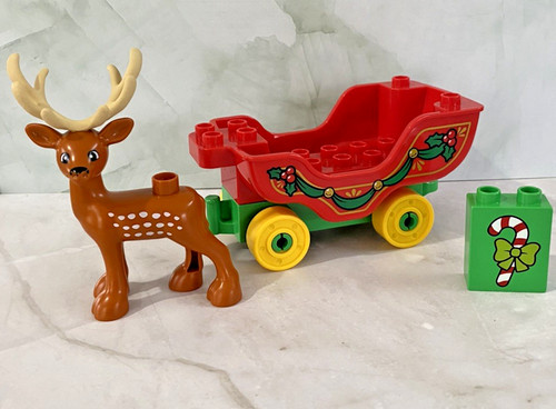 Lego duplo slitta natalizia - lego,