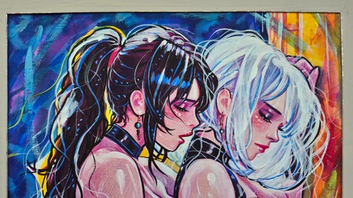 Quadro originale donna - , a4