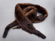 Collo visone doppio stola