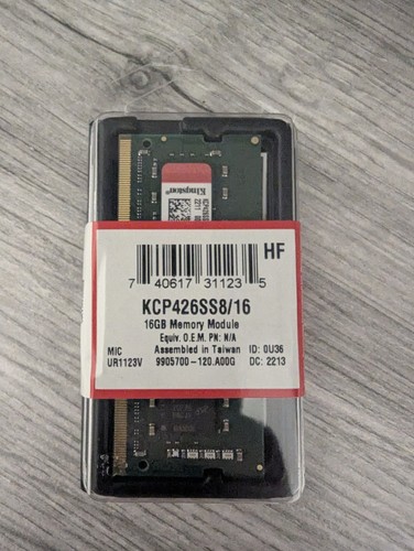 Kingston kcp 16go - kingston, (1x16go)